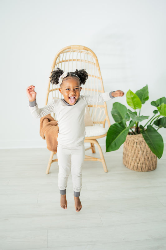 Gray Two Piece Set