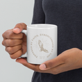 Load image into Gallery viewer, "Wait, Trust, Soar" White Glossy Mug
